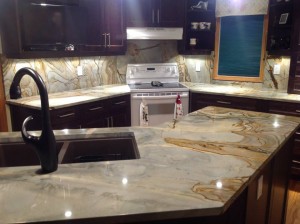granite countertop kitchen